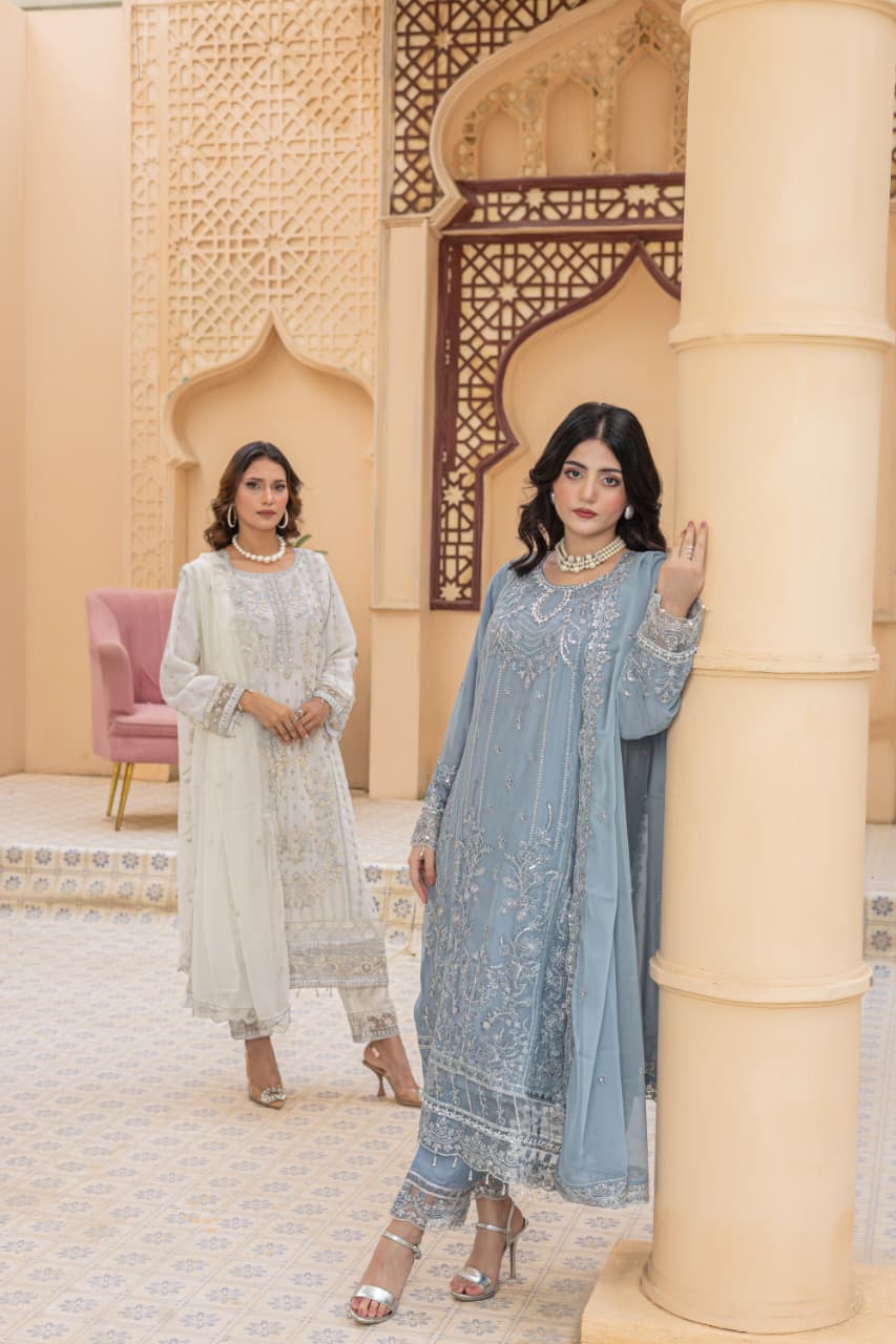 Maya - Hand Embellished Chiffon Pret Collection